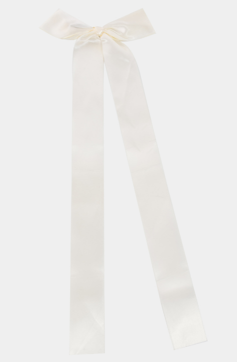YAZ. Long Ribbon Bow Tail Hair Clip