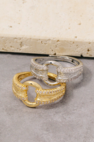 YAZ. Ornate Buckle Ring