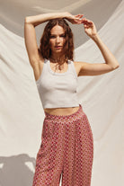Golden Aundrix Sleeveless Basic Knit Top