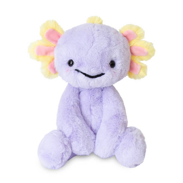 World Softest Plush Lushee 16 Inch - Lilac Axolotl by Beverly Hills Teddy Bear Company