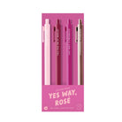 Talking Out Of Turn Jotter Set 4 Pack Yes Way Rose