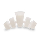 TELETIES Classic Hair Clip - Large Coconut White