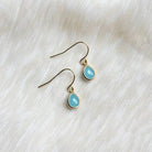 SALT by Sarah Curtis Aquamarine Gem Earrings