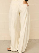 Dottie Dottie Garage Washed Barrel Chino Pants in Tan by Dottie Dottie Garage