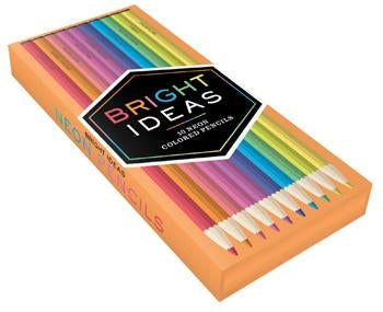 Chronicle Books Bright Ideas Neon Colored Pencils: 10 Colored Pencils