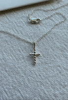 Breezi Mae Twist Cross Pendant/Necklace