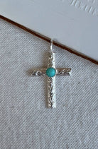 Breezi Mae Vintage Turquoise Cross