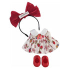 anbfashion Mini Doll Ribbon Headband Dress Outfit - Set 104