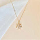 SALT by Sarah Curtis Crystal Flower Necklace