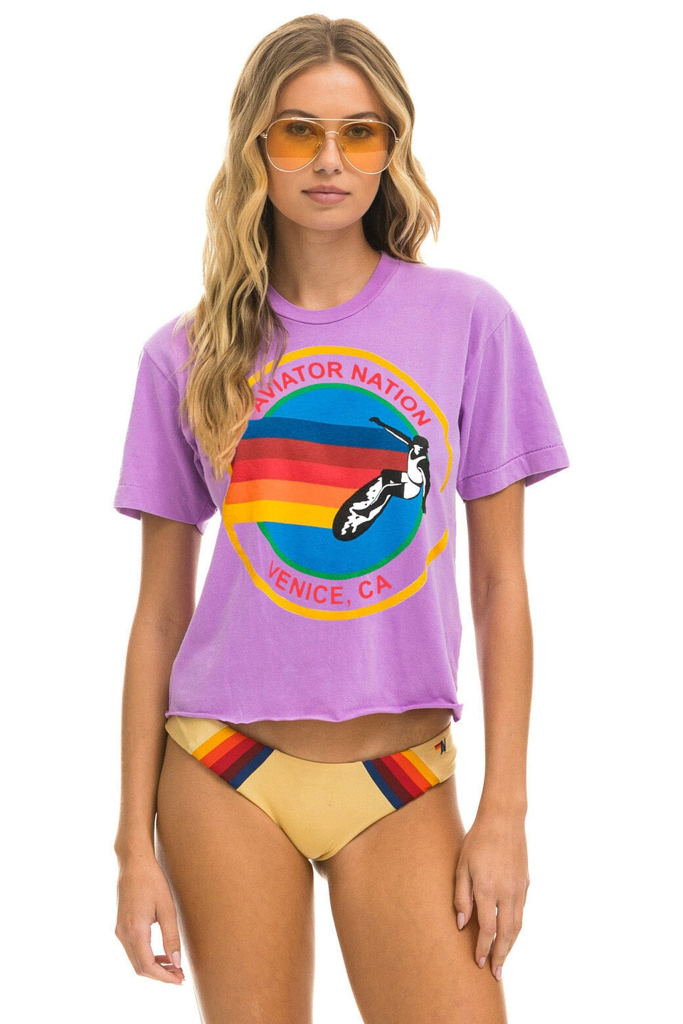 Aviator Nation Signature Aviator Nation Boyfriend Tee