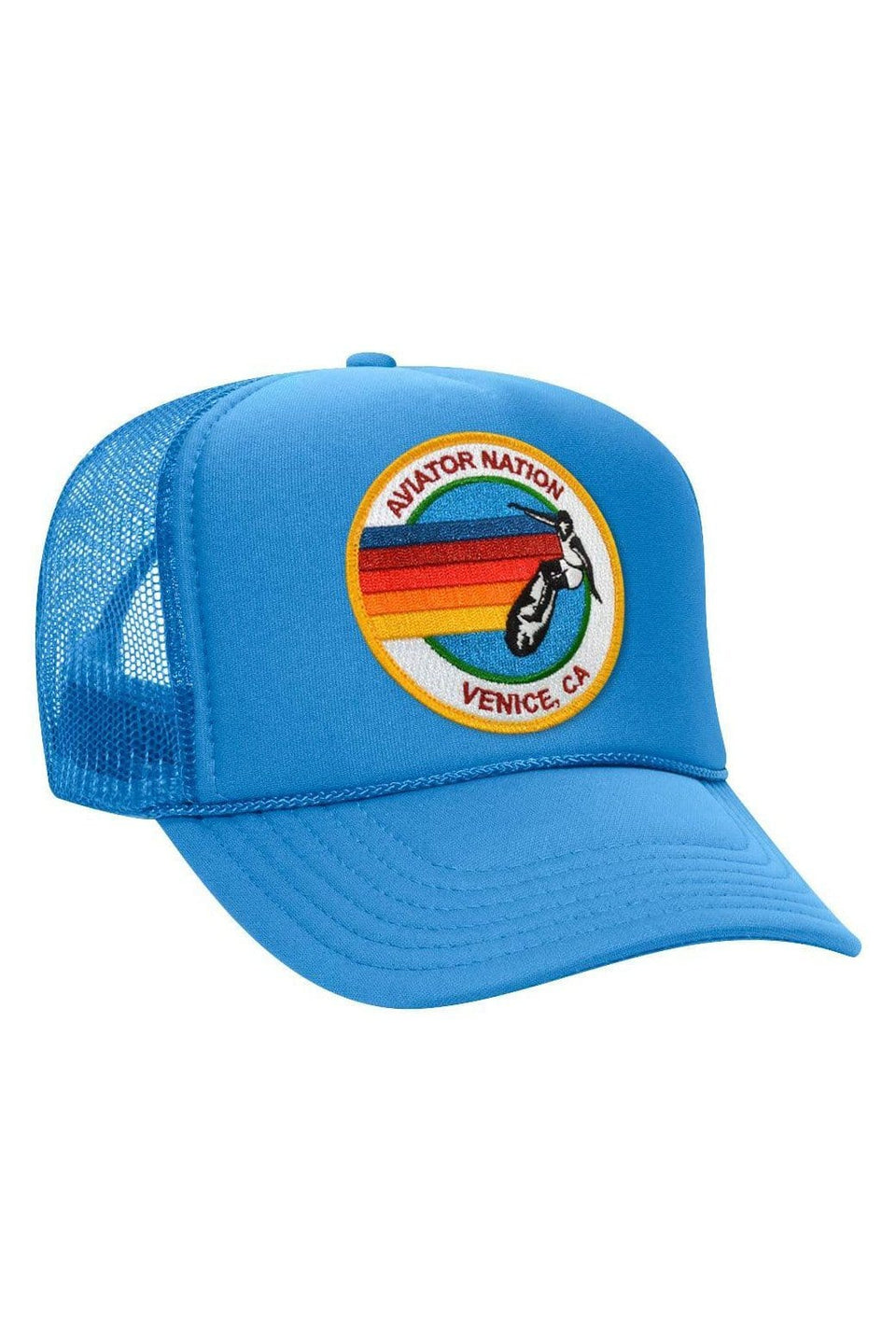 Aviator Nation Signature Vintage Low Rise Trucker Light Blue