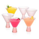 Lemonsoda Pink Hobnail Martini Glasses (Set of 1) - 9oz