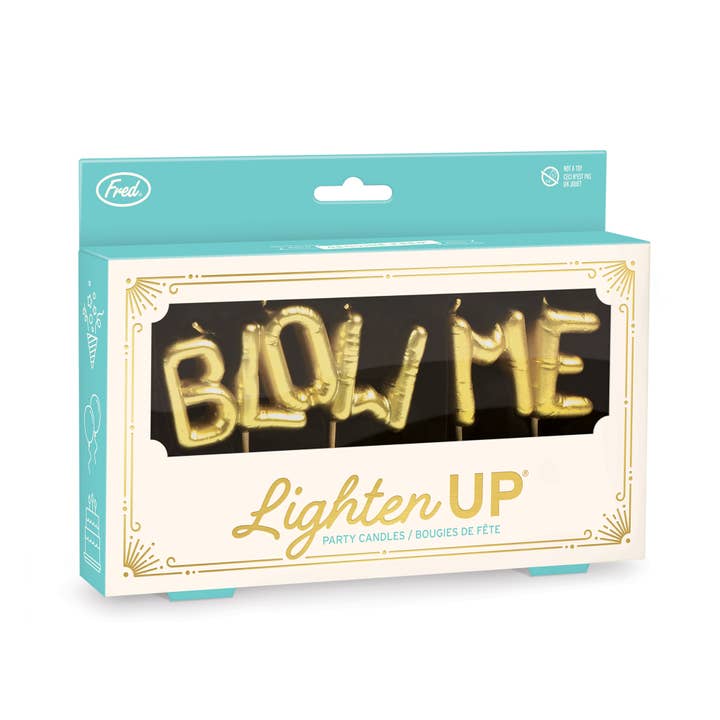 Fred Lighten Up Party Candles Blow Me