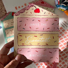 With Love, Coral Greeting Card by With Love, Coral