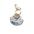 Solar Eclipse Hand-Painted Seashell Bag Charm + Keychain by Solar Eclipse