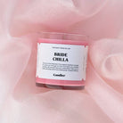 Candier Bride Chilla Pure Soy Wax Hand Poured Oil Jar/Filled Candle