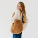 Pretty Simple Rosalie Rivet Suede Hobo Bag by Pretty Simple