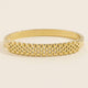 Anarchy Street Wide Watch Band Link Hinged Bangle Bracelet by Anarchy Street