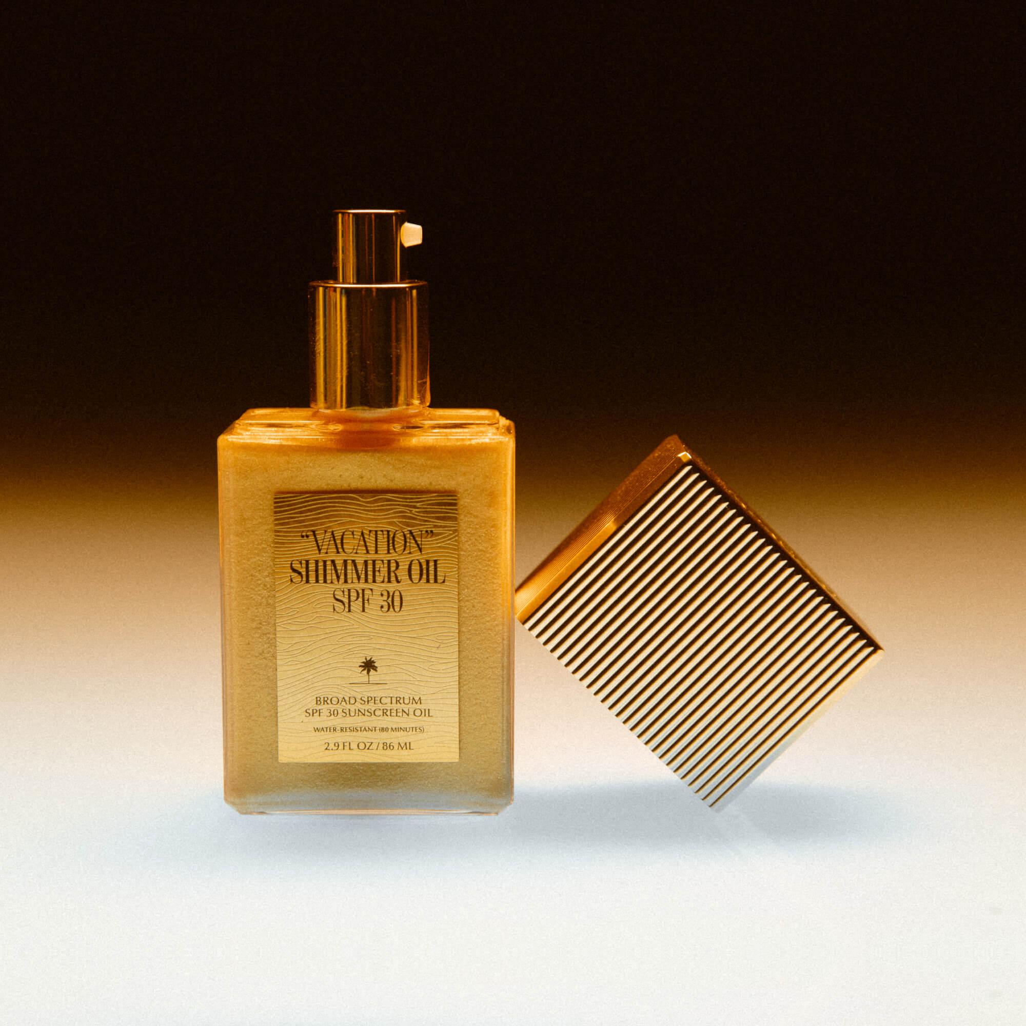 Vacation “VACATION” Shimmer Oil SPF 30