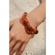 JOSSLYN by Wall to Wall Acrylic Wavy Bamboo Cuff Bracelet by JOSSLYN by Wall to Wall