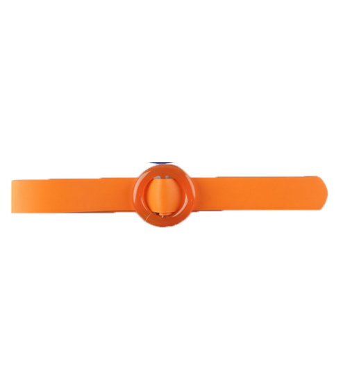 YAZ. Halo Acrylic Round Buckle Belt