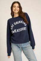 PROJECT SOCIAL T Game Day/Day Drinking Reversible Sweatshirt