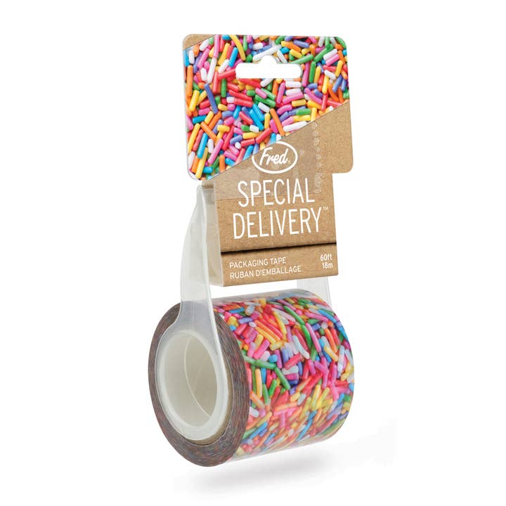Fred Special Delivery - Printed Packing Tape Sprinkles