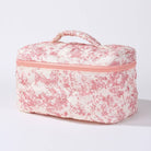 JOSSLYN by Wall to Wall Floral Quilted Makeup Cosmetic Pouch Bag | 40P627 by JOSSLYN by Wall to Wall