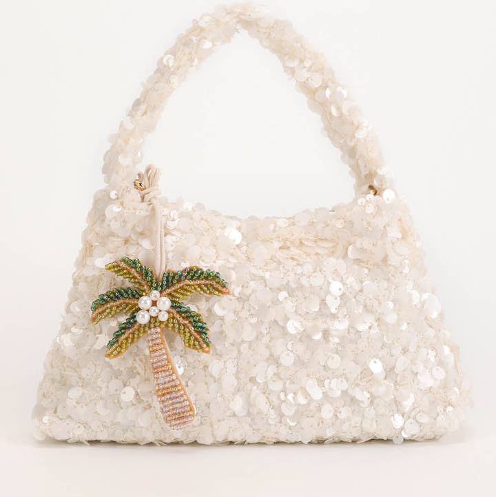 Dipped Shop Trendy Glitter Sequin Evening Clutch Handbag