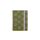 Talking Out Of Turn Green Smiley Mini Gratitude Journal