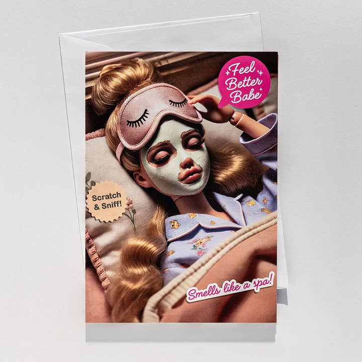 Candier  Feel Better / Get Well - Scratch N Sniff Greeting Card