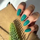 Glamnetic Emerald Green Press-On Nails | Short Almond