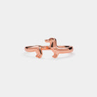 Perimade & Co Dachshund Dog Stacking Band Ring by Perimade & Co