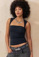 BDG Bailey Square Neck - Black