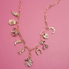 JOSSLYN by Wall to Wall Charm Necklace-Western Boots Hat Horseshoe Heart | 80N92178