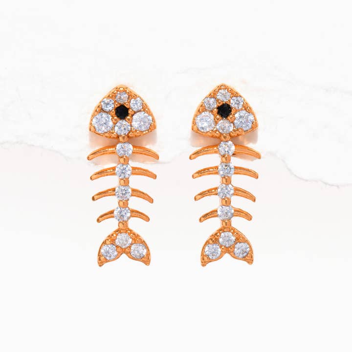 Girls Crew Bone To Pick Earrings