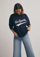 Favorite Daughter Go Sports Sweatshirt Navy 