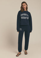 Favorite Daughter The Cropped Collegiate Sweatshirt by Favorite Daughter