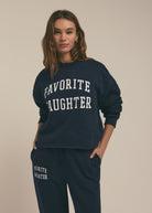 Favorite Daughter The Cropped Collegiate Sweatshirt by Favorite Daughter