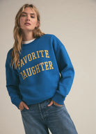 Favorite Daughter Collegiate Sweatshirt Sapphire