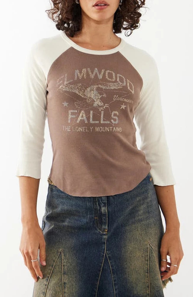 BDG Elmwood Raglan Graphic T-Shirt