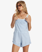 Billabong Wild Pursuit Romper in Washed Chambray