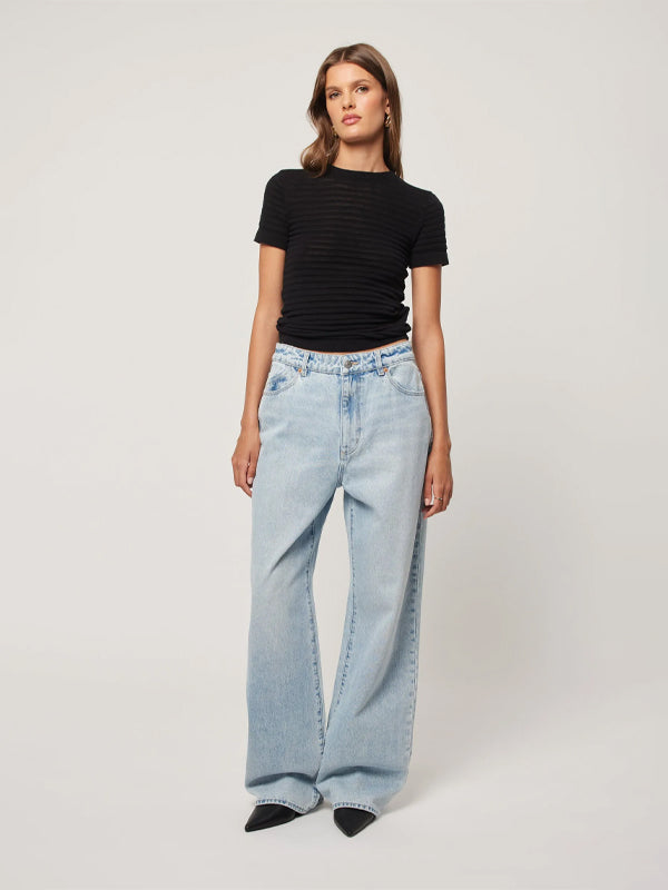 Rolla's Super Loose Longbeach Jeans in Light Vintage Blue