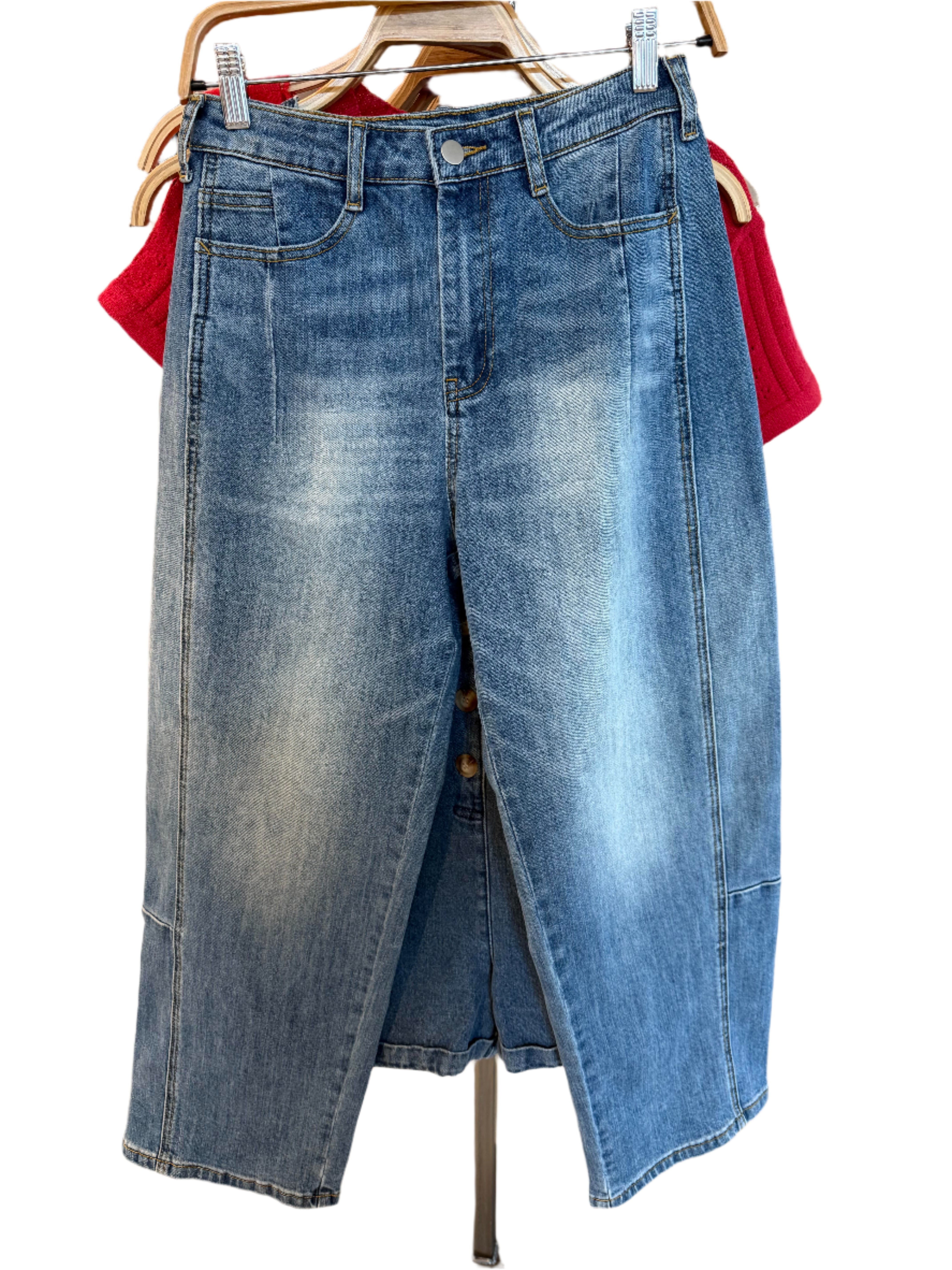 GOLDEN Loose Fit Denim Pants