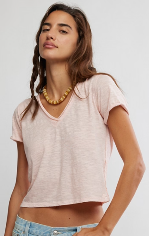 Free People Take 2 Tee - Clean Ivory