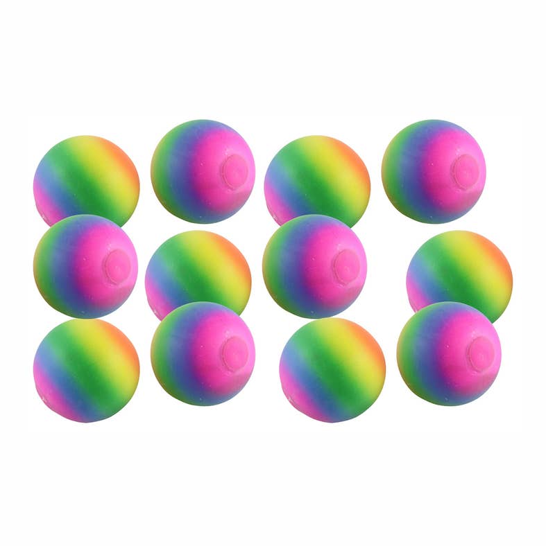 1.75" Rainbow Doh Filled Stress Ball, Glob Balls Squishy — Golden Squish