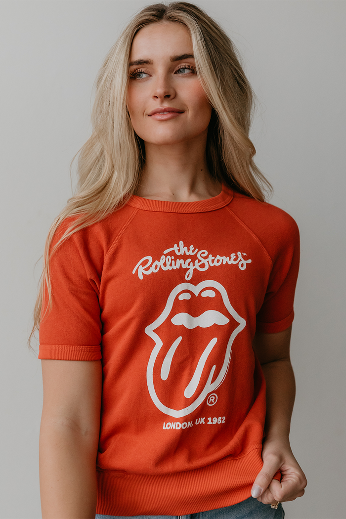 People of Leisure The Rolling Stones London Raglan Tee Red