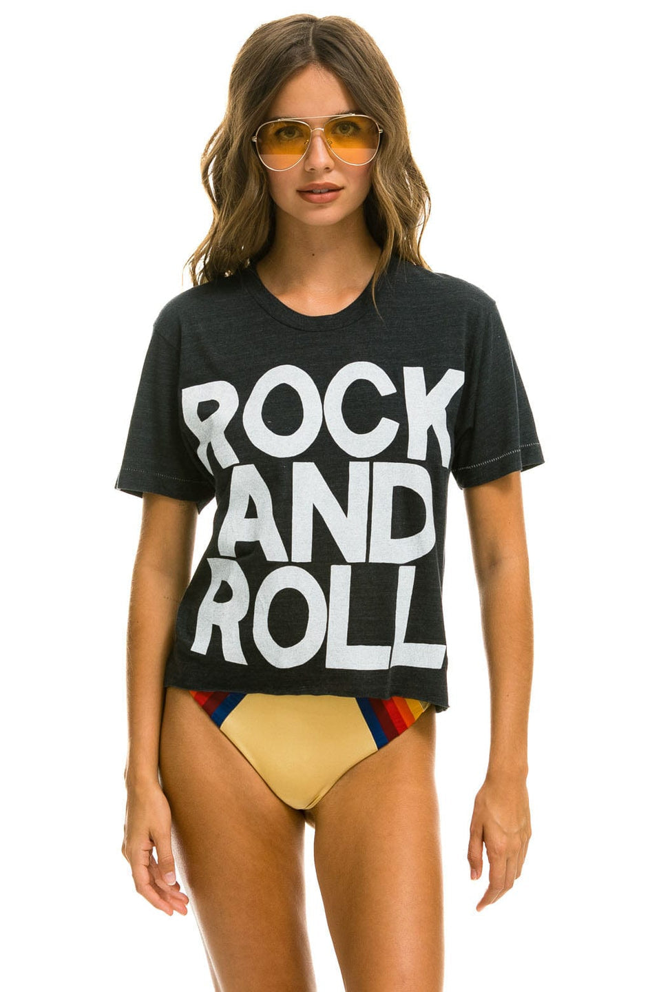 Aviator Nation Rock and Roll Boyfriend Tee