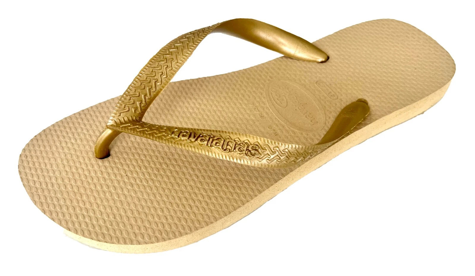 Havaianas Top Logo Metallic Flip Flops