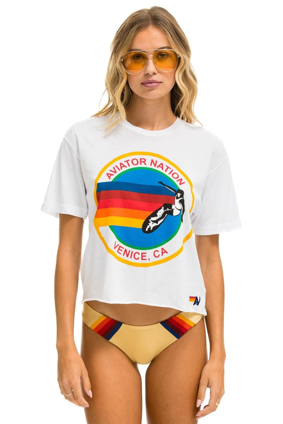 Aviator Nation - Aviator Nation Signature Boyfriend Tee